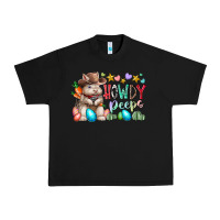 Black howdy peeps Urban Heavy Tee - RacoonDesign
