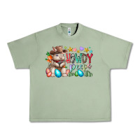 Oil Green howdy peeps Urban Heavy Tee - RacoonDesign