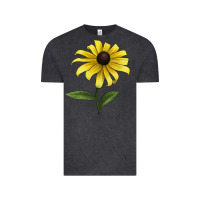 Vintage Black Black Eyed Susan Flower Illustrations Vintage Tee - LillyAllenDesigns