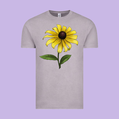 Black Eyed Susan Flower Illustrations Vintage Tee Designed By Lillyallendesigns