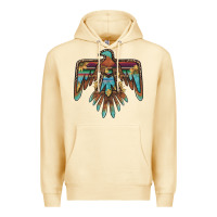 Pina Colada thunderbird with sunflowers Premium Hoodie - BarkalooDesign