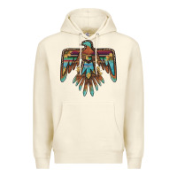 Sandshell thunderbird with sunflowers Premium Hoodie - BarkalooDesign