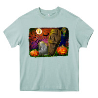 Arona headstone and coffin background Heavy Core Tee - BundleAndBundleShop