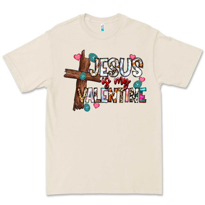 Jesus Is My Valentine Premium Tee by CowhideDigitalArt | Teevron