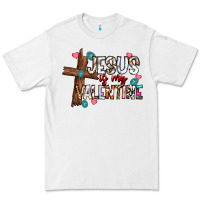 White jesus is my valentine Premium Tee - CowhideDigitalArt