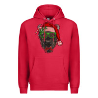 Cardinal christmas bison Premium Hoodie - RanaPortraitStore
