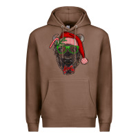 Chestnut christmas bison Premium Hoodie - RanaPortraitStore