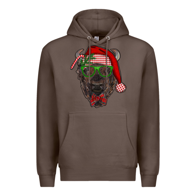 Christmas Bison Premium Hoodie by RanaPortraitStore | Teevron