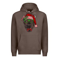 Coffee christmas bison Premium Hoodie - RanaPortraitStore