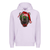 Lilac christmas bison Premium Hoodie - RanaPortraitStore