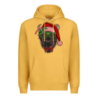 Mustard christmas bison Premium Hoodie - RanaPortraitStore