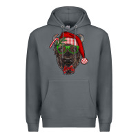 Rock christmas bison Premium Hoodie - RanaPortraitStore