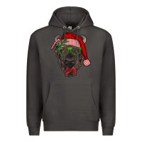 Smoke christmas bison Premium Hoodie - RanaPortraitStore