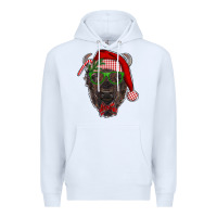 White christmas bison Premium Hoodie - RanaPortraitStore