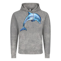 Cloud Rock dolphin Vintage Hoodie - BarkalooDesign