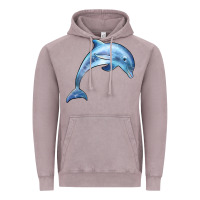 Vintage Zinc dolphin Vintage Hoodie - BarkalooDesign
