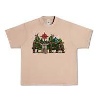 Burro Western Papa Deer Hunting Urban Heavy Tee - LillyAllenDesigns
