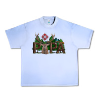 Grape Ice Western Papa Deer Hunting Urban Heavy Tee - LillyAllenDesigns