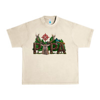 Sandshell Western Papa Deer Hunting Urban Heavy Tee - LillyAllenDesigns