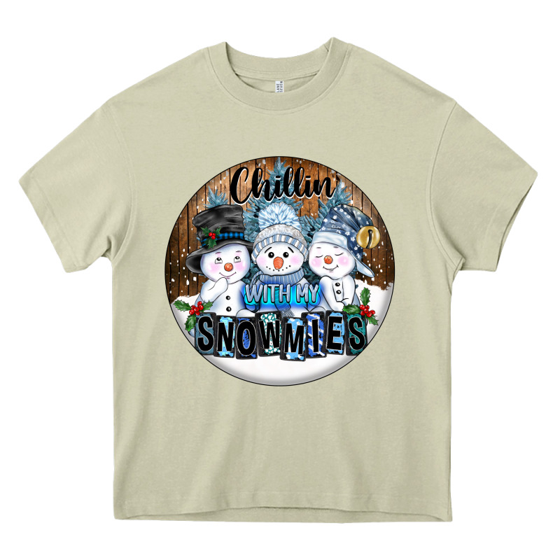 Chillin With My Snowmies Heavy Core Tee by FaDigitalArtStudio | Teevron