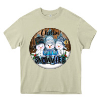 Mossy Chillin With My Snowmies Heavy Core Tee - FaDigitalArtStudio