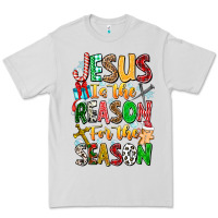 Dove Grey jesus is the reason for the season Premium Tee - CowhideDigitalArt