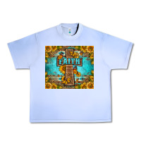 Grape Ice Western Faith Cross Butterfly Urban Heavy Tee - LillyAllenDesigns