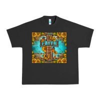 Pigment Black Western Faith Cross Butterfly Urban Heavy Tee - LillyAllenDesigns