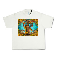 Pistachio Western Faith Cross Butterfly Urban Heavy Tee - LillyAllenDesigns