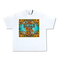 White Western Faith Cross Butterfly Urban Heavy Tee - LillyAllenDesigns