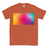 Copper multicolor abstract lines Classic Tee - chombo