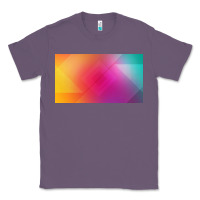 Lavender multicolor abstract lines Classic Tee - chombo