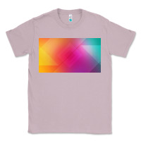 Lilac multicolor abstract lines Classic Tee - chombo
