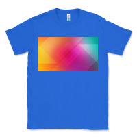 Multicolor Abstract Lines Classic Tee | Teevron