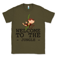Army Green Welcome To The Jungle Classic Tee - Bettercallsaul