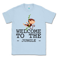 Dusty Blue Welcome To The Jungle Classic Tee - Bettercallsaul