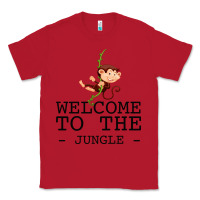 Red Welcome To The Jungle Classic Tee - Bettercallsaul