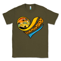 Army Green Bus Driver Off Duty Heart Classic Tee - Jasminsmagicworld