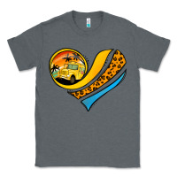 Charcoal Heather Bus Driver Off Duty Heart Classic Tee - Jasminsmagicworld