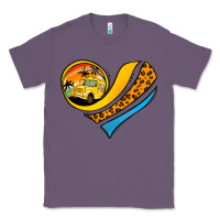Lavender Bus Driver Off Duty Heart Classic Tee - Jasminsmagicworld