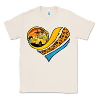 Natural Bus Driver Off Duty Heart Classic Tee - Jasminsmagicworld