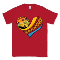 Red Bus Driver Off Duty Heart Classic Tee - Jasminsmagicworld