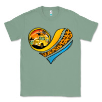 Sage Bus Driver Off Duty Heart Classic Tee - Jasminsmagicworld