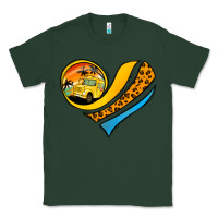 Sports Green Bus Driver Off Duty Heart Classic Tee - Jasminsmagicworld