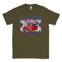 Army Green american truck 4th of july mousepad Classic Tee - BarkalooDesign