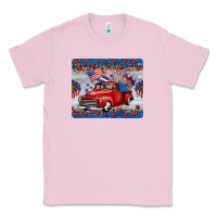 Bubblegum Pink american truck 4th of july mousepad Classic Tee - BarkalooDesign