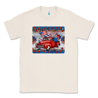 Natural american truck 4th of july mousepad Classic Tee - BarkalooDesign