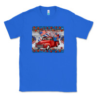 True Royal american truck 4th of july mousepad Classic Tee - BarkalooDesign