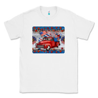 White american truck 4th of july mousepad Classic Tee - BarkalooDesign