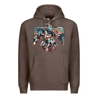 Coffee American flag thunderbird Premium Hoodie - BarkalooDesign